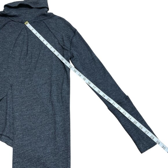 FREE PEOPLE WE THE FREE SWEATER SPLIT BACK COWL NECK LONG SLEEVE KNIT SZ XS BOHO - Picture 10 of 10